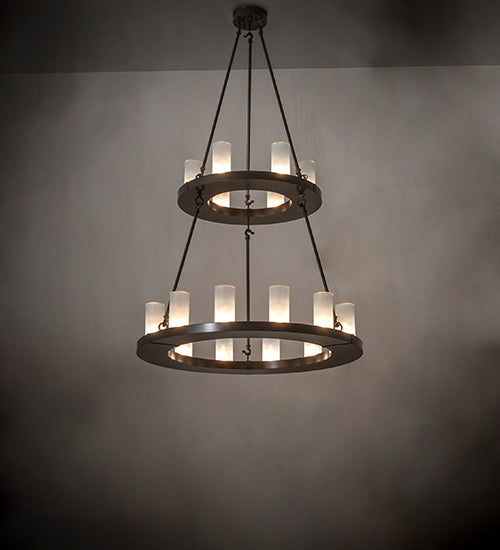 Loxley 18 Light Two Tier Chandelier