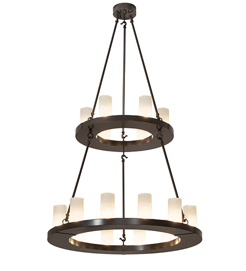Loxley 18 Light Two Tier Chandelier