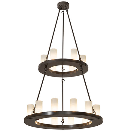 Loxley 18 Light Two Tier Chandelier