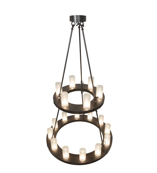 Loxley 18 Light Two Tier Chandelier