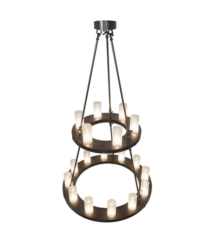 Loxley 18 Light Two Tier Chandelier