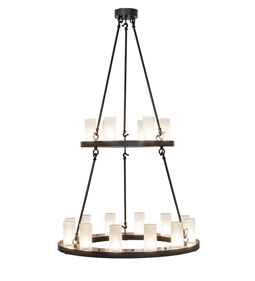 Loxley 18 Light Two Tier Chandelier