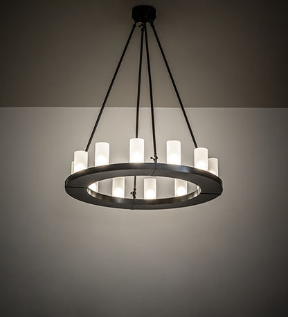 36" Wide Loxley 12 Light Chandelier