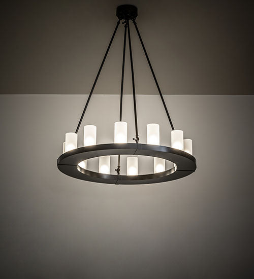 36" Wide Loxley 12 Light Chandelier