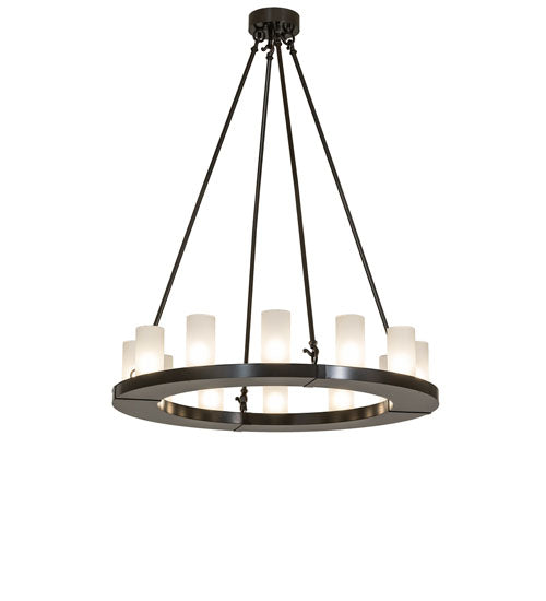 36" Wide Loxley 12 Light Chandelier