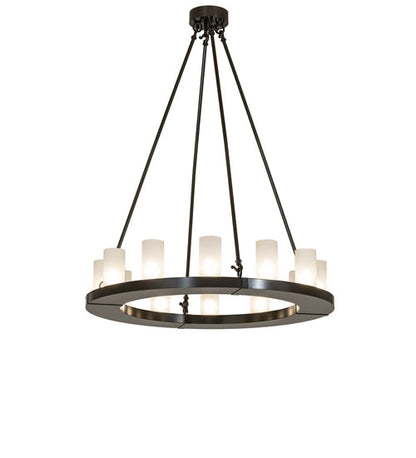 36" Wide Loxley 12 Light Chandelier