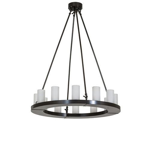 36" Wide Loxley 12 Light Chandelier