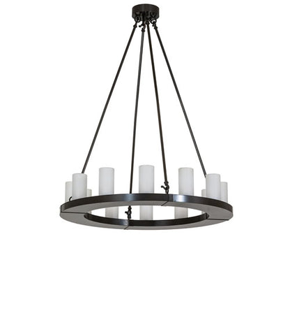 36" Wide Loxley 12 Light Chandelier