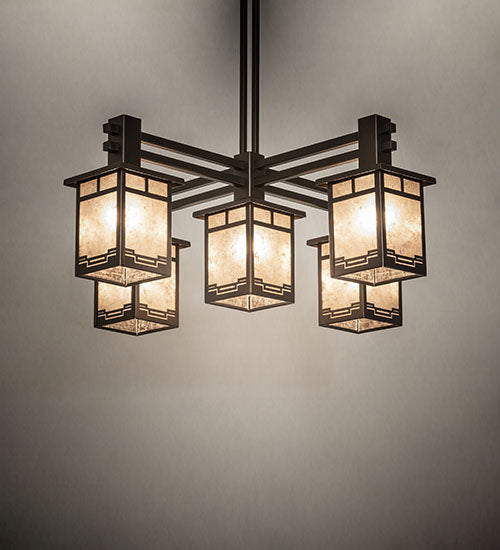 36" Wide Roylance 5 Light Chandelier