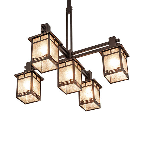 36" Wide Roylance 5 Light Chandelier