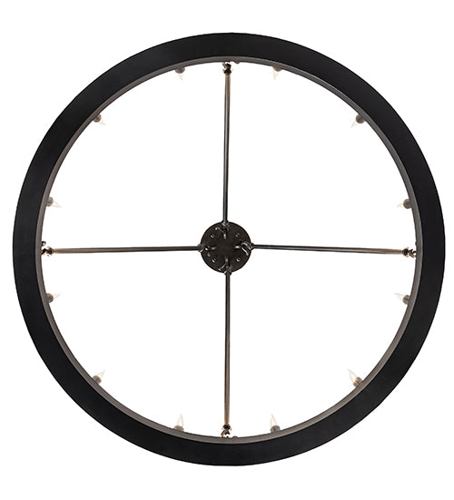36" Wide Loxley Horizon Ring 12 Light Chandelier
