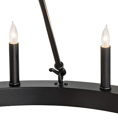 36" Wide Loxley Horizon Ring 12 Light Chandelier