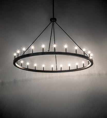 70" Wide Loxley Horizon 24 Light Chandelier