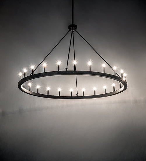 70" Wide Loxley Horizon 24 Light Chandelier