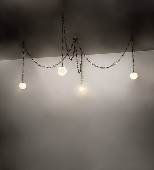 144" Wide Castiliolite Bola 4 Light Chandelier