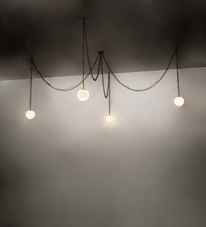 144" Wide Castiliolite Bola 4 Light Chandelier