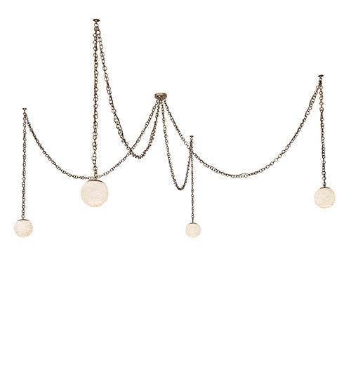 144" Wide Castiliolite Bola 4 Light Chandelier