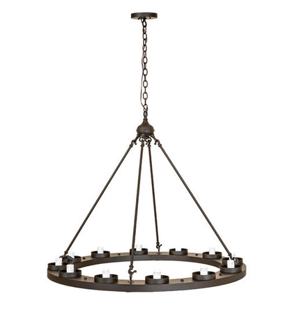 44" Wide Loxley 12 Light Chandelier
