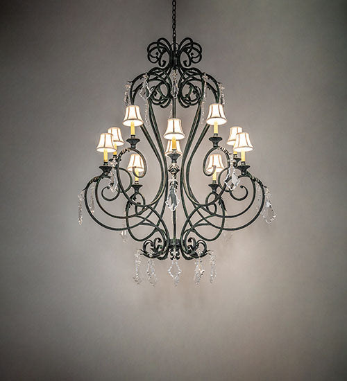 52" Wide Josephine 10 Light Chandelier