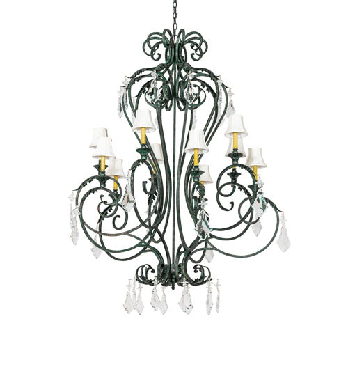 52" Wide Josephine 10 Light Chandelier