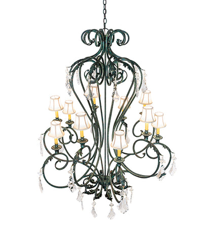 52" Wide Josephine 10 Light Chandelier