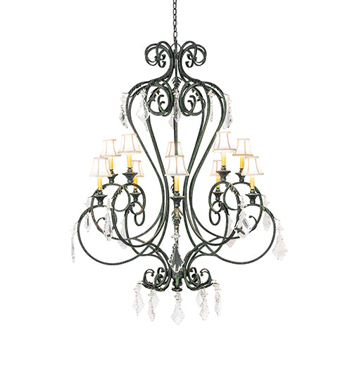 52" Wide Josephine 10 Light Chandelier