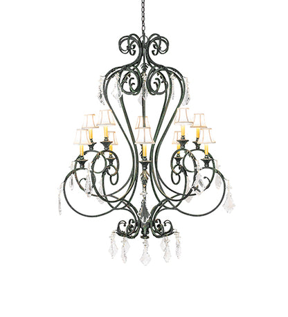 52" Wide Josephine 10 Light Chandelier