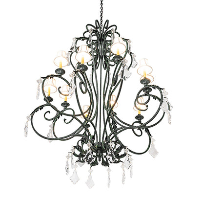 52" Wide Josephine 10 Light Chandelier