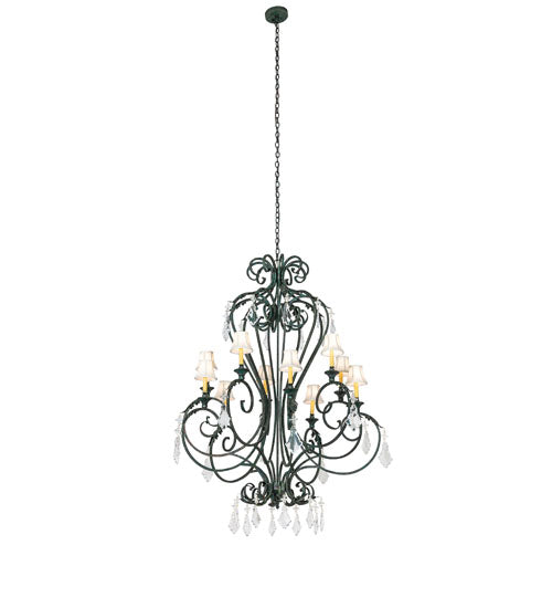 52" Wide Josephine 10 Light Chandelier