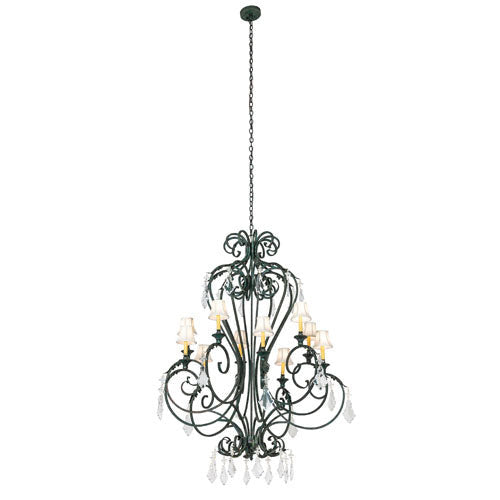 52" Wide Josephine 10 Light Chandelier