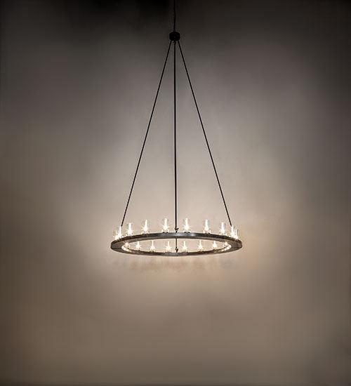 60" Wide Loxley 20 Light Chandelier