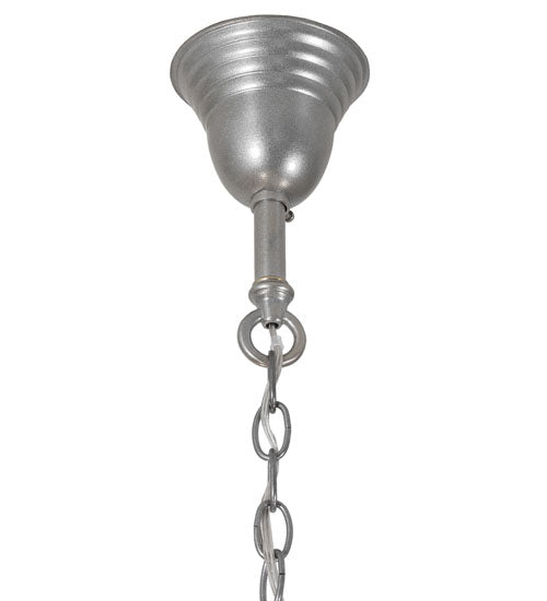30" Wide Gas & Electric 6 Light Chandelier