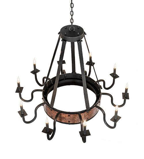 44" Wide Costello 10 Light Chandelier by Meyda Lighting