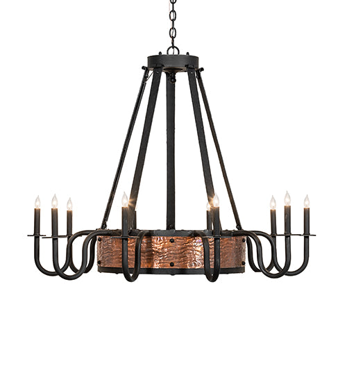 44" Wide Costello 10 Light Chandelier by Meyda Lighting
