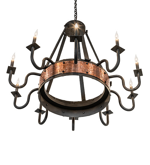 44" Wide Costello 10 Light Chandelier by Meyda Lighting