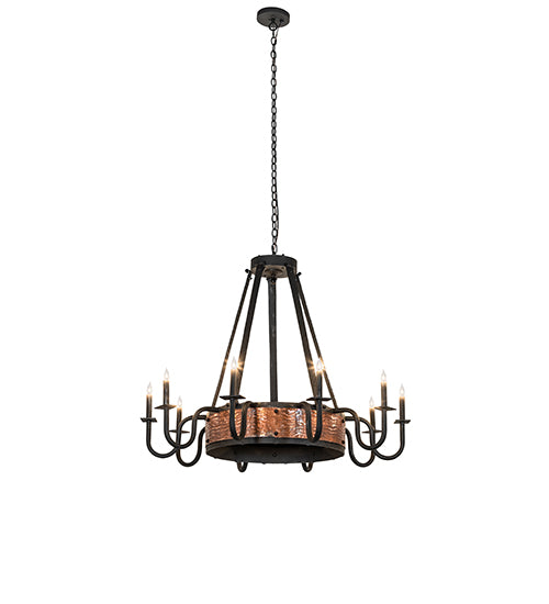 44" Wide Costello 10 Light Chandelier by Meyda Lighting