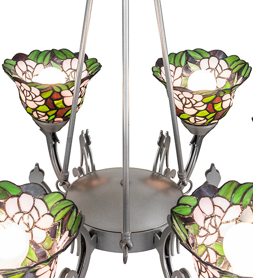 32" Wide Begonia 6 Light Chandelier by Meyda Lighting
