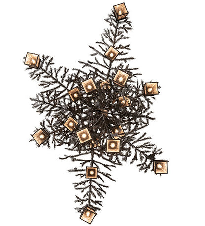 66" Wide Pine Branch Valley View 18 Light Chandelier by Meyda Lighting