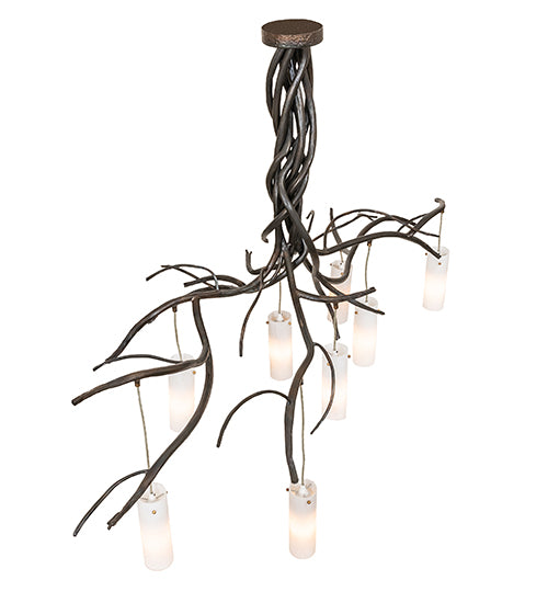 70" Long Winter Solstice Cilindro 8 Light Chandelier