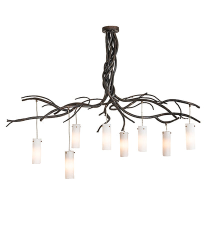 70" Long Winter Solstice Cilindro 8 Light Chandelier