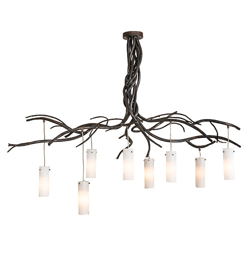 70" Long Winter Solstice Cilindro 8 Light Chandelier