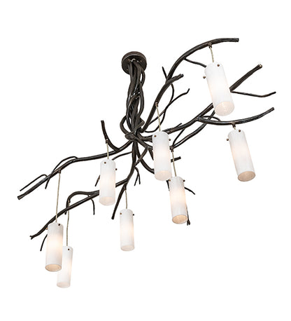 70" Long Winter Solstice Cilindro 8 Light Chandelier