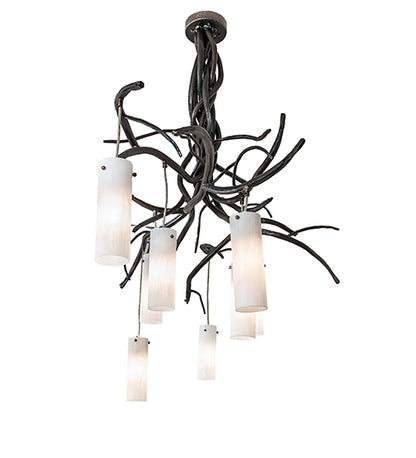 70" Long Winter Solstice Cilindro 8 Light Chandelier