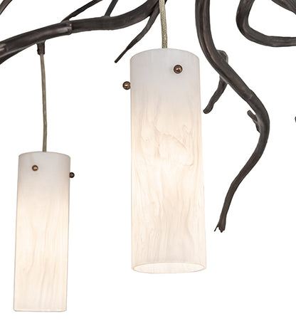 70" Long Winter Solstice Cilindro 8 Light Chandelier