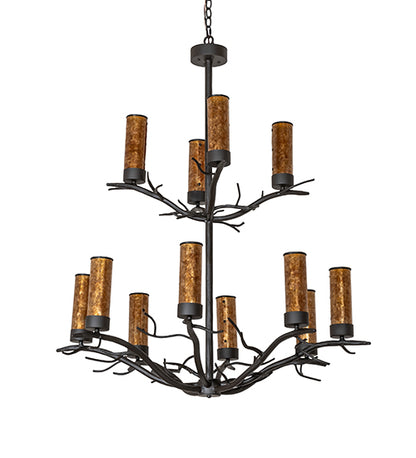 42" Wide Winter Solstice 12 Light Chandelier