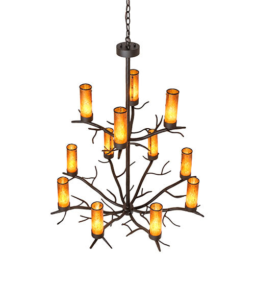 42" Wide Winter Solstice 12 Light Chandelier