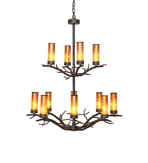 42" Wide Winter Solstice 12 Light Chandelier