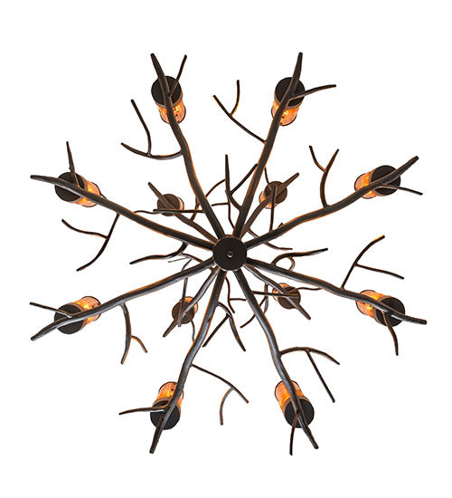 42" Wide Winter Solstice 12 Light Chandelier