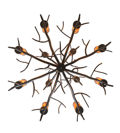 42" Wide Winter Solstice 12 Light Chandelier