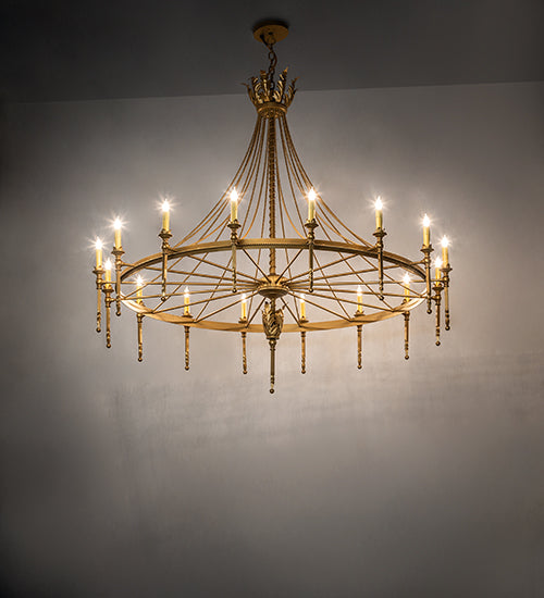 56" Wide Amaury 16 Light Chandelier by Meyday Lighting